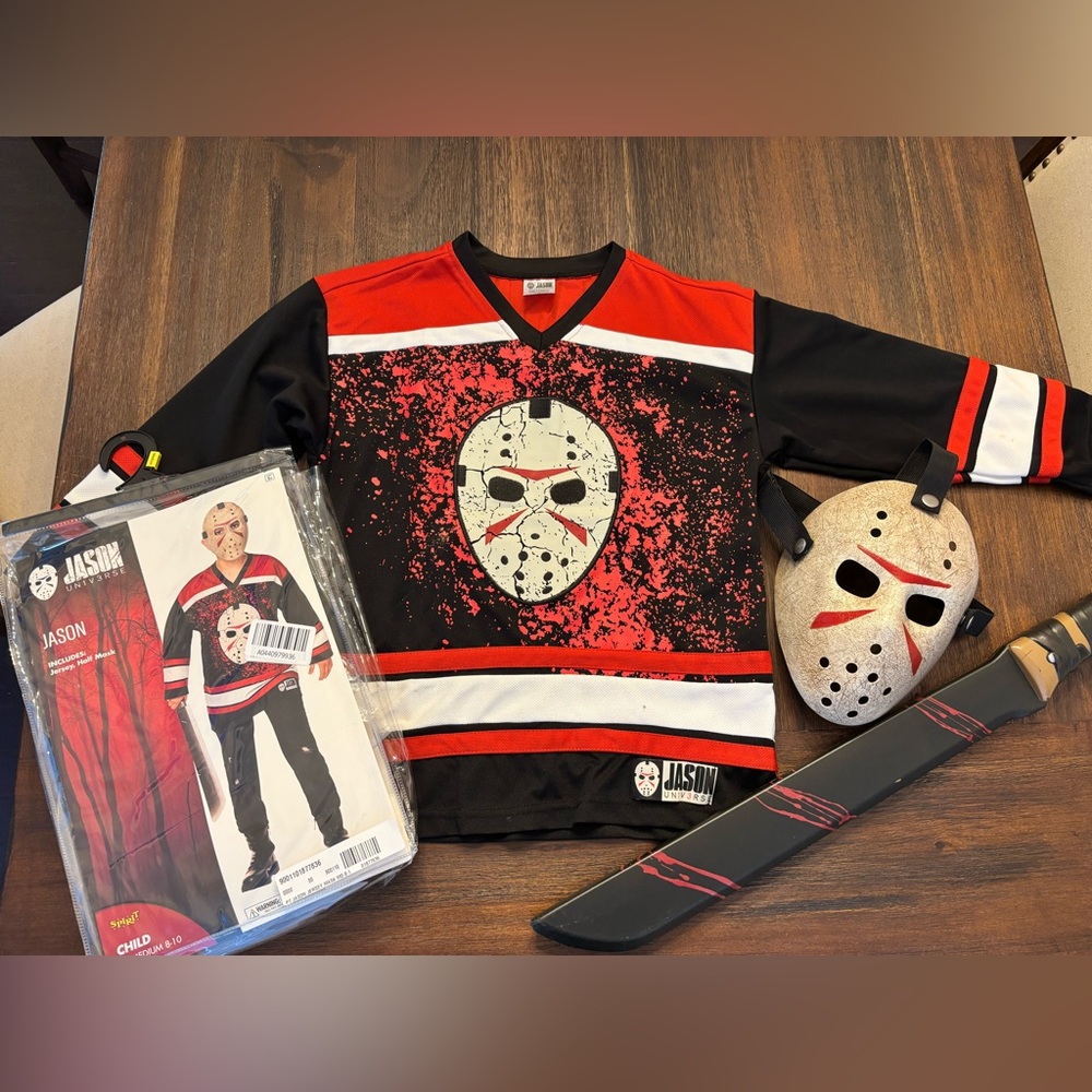 Jason Voorhees Costume Child Size M 8/10